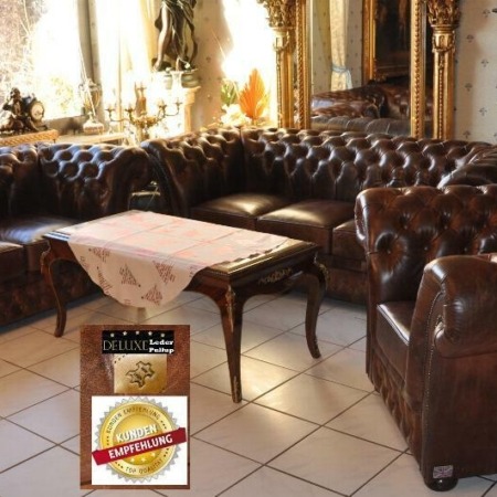 Chesterfield Victorian 3-2-1 Chestnut E600