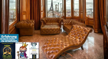 Chesterfield Victorian Rimini Caramel  3-2-1 Set