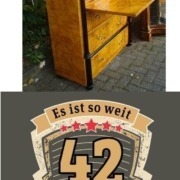 Sekretär in Biedermeier Manier