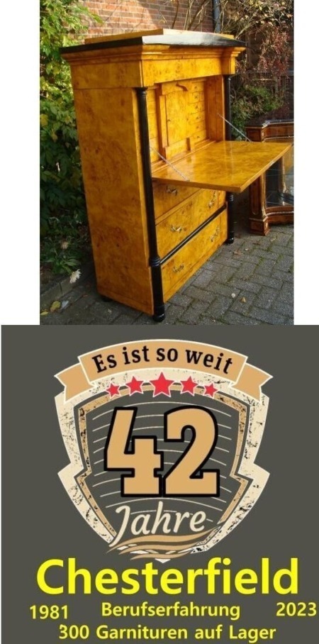 Sekretär in Biedermeier Manier