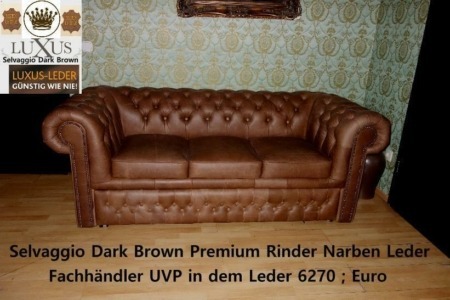 Chesterfield Davon 3 Sitz Schlaf Sofa