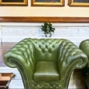 Chesterfield Luxus Leder Sessel