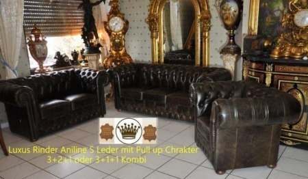 Chesterfield Claridge 3+1+1 oder 3+2+1