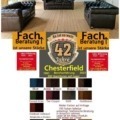 Chesterfield Set 3+2+1 Echtes Rinder Aniline Leder E1000