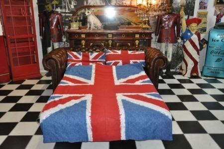 Chesterfield 3 Sitz Schlafsofa
