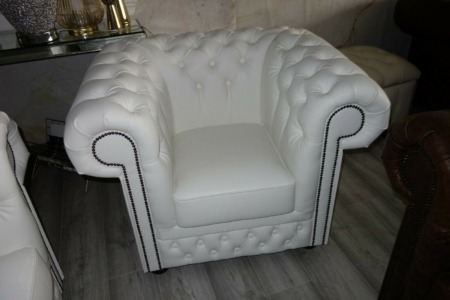 Chesterfield Leder Sessel