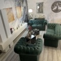 Chesterfield  Samt 3+2+1