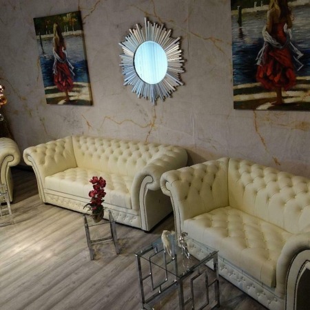 Chesterfield Kingston 3+2+1 in Ivory