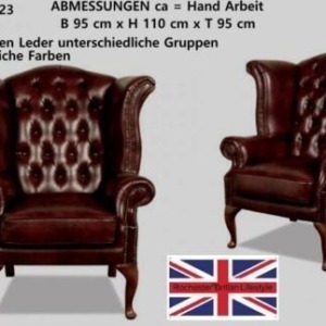 Chesterfield Kaiminsessel A100